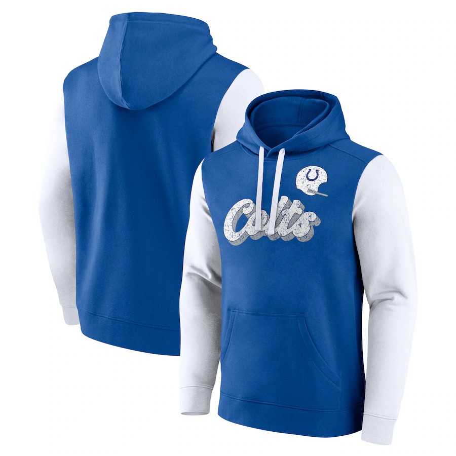 Men Indianapolis Colts blue style #34 NFL 2024 hoodie